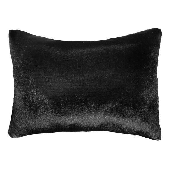 Black Velvet Pillows 16x12 inches. New. Soft, nice - Picture 1 of 1